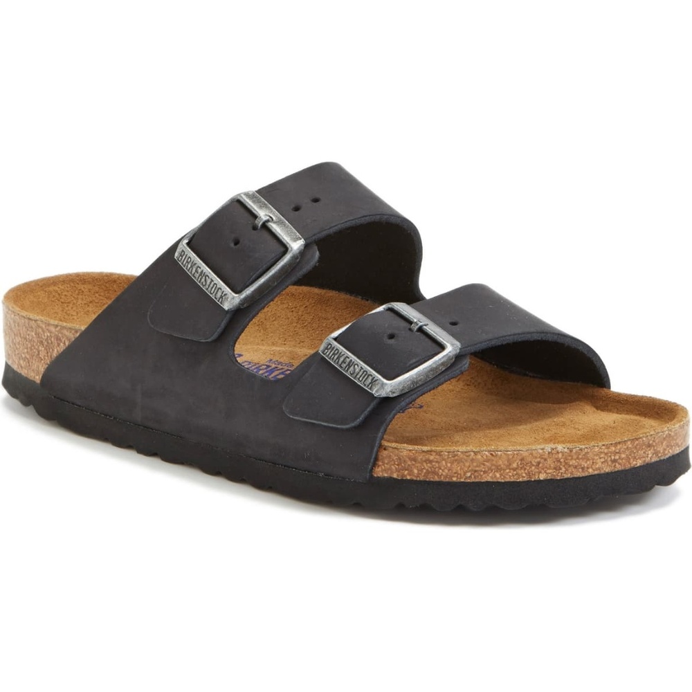 BIRKENSTOCK Arizona Sandals - Black - Size 7